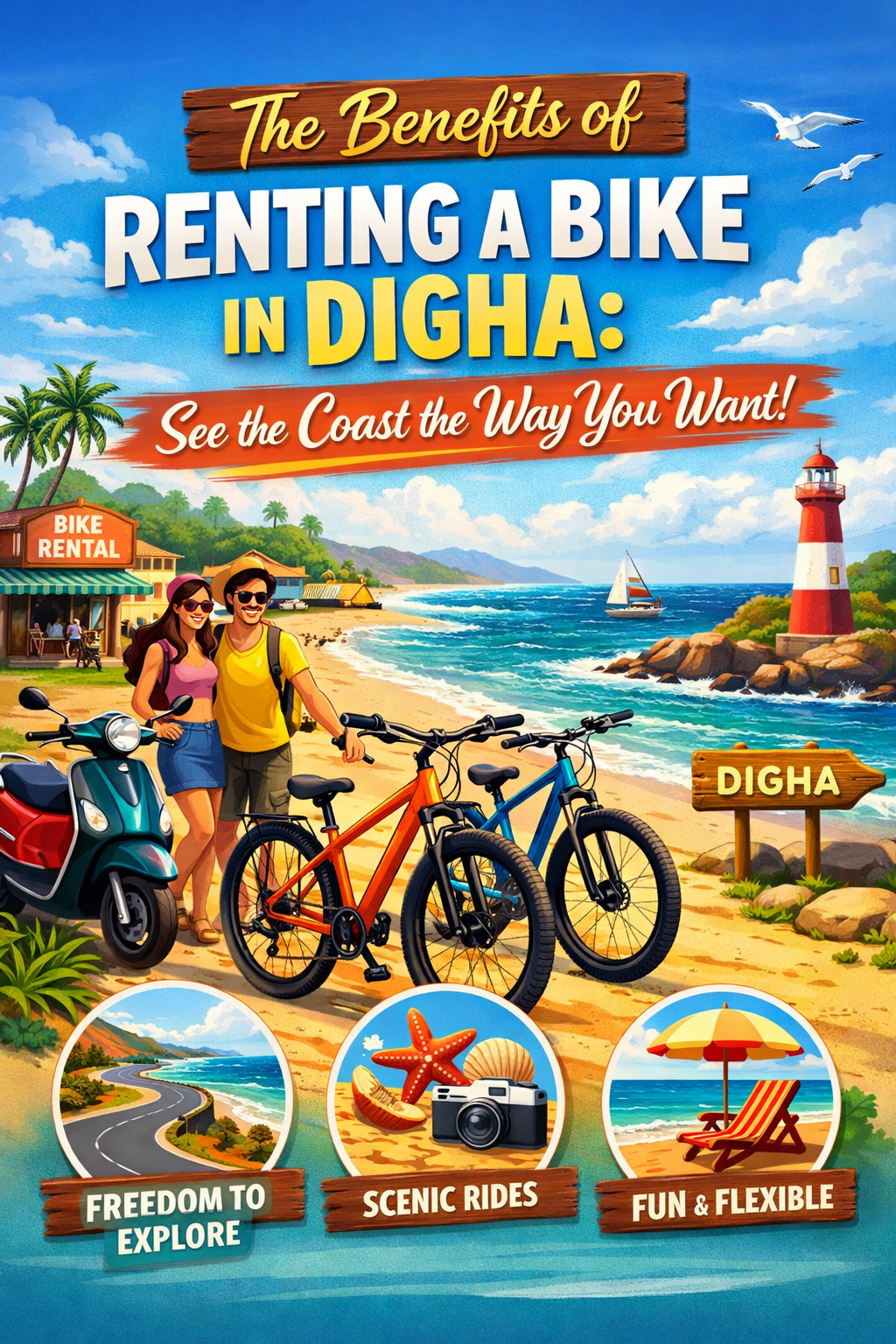 Benefits of Renting a Bike in Digha